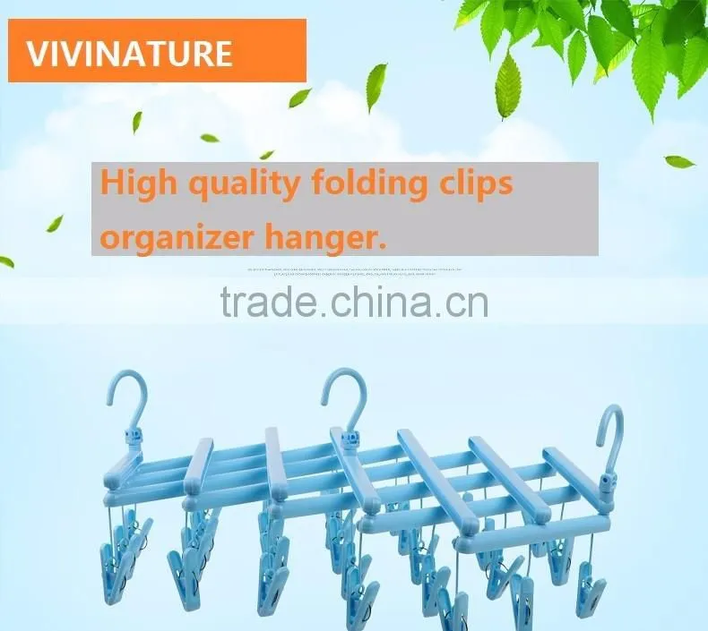 Vivinature collapse plastic hook and 29 pcs clips