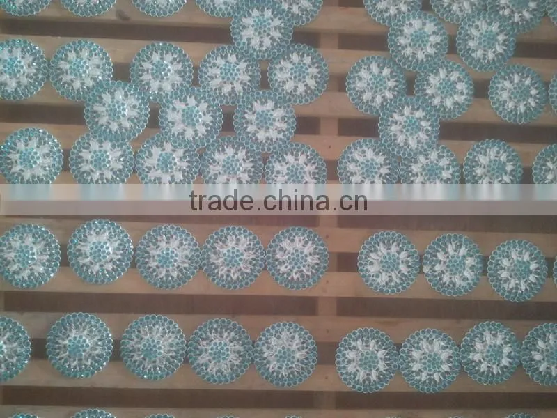 jewelled metal alloy umbrella design napkin ring
