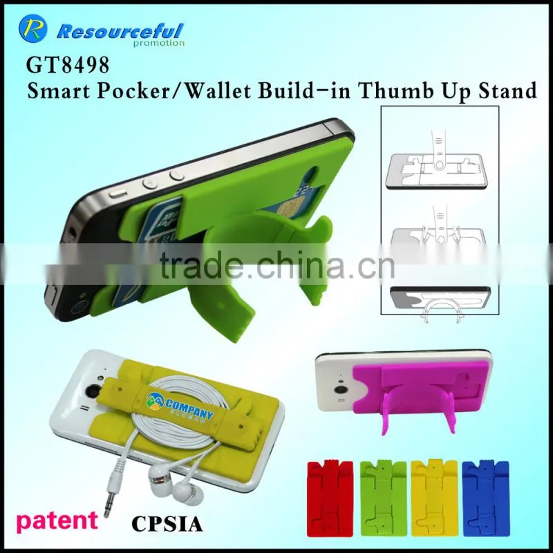 Factory price cell phone credit card holder,cell phone holder