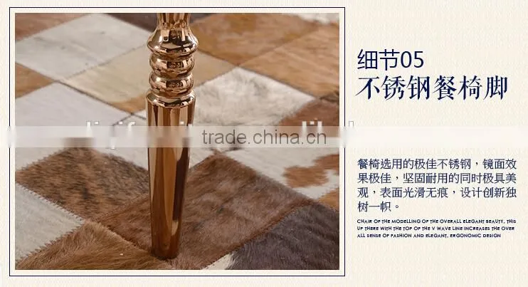 quality polished rose golden stainless steel luxury modern chiavari tiffany chair LQ-SSC001R