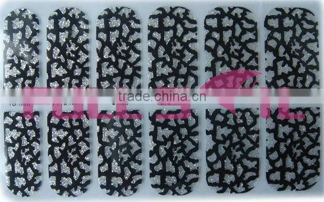 2016 3D self-adhesive shelf paper sticker/nail decal paper/nail shell sticker