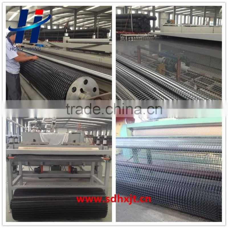 CE certificate of High strength polyester biaxial warp knitted geogrid