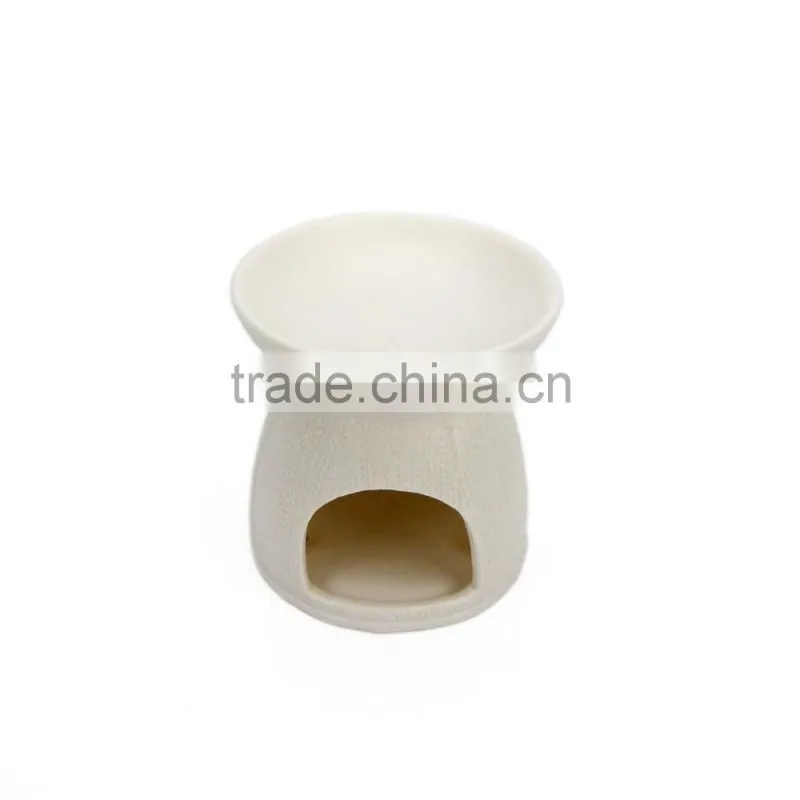 2016 Eco-Friendly Elegant White Hollow Ceramic Essential Oil Burner