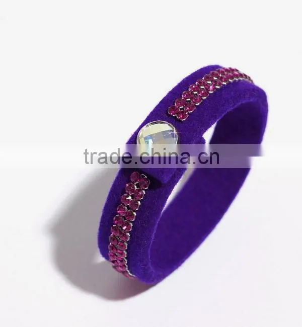 hot new products alibaba website china supplier felt fabric colorful european charm smart health chain 2017 fashion bracelet