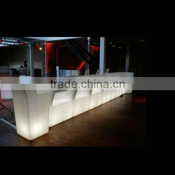Hot 2016 ! Modern Commercial plastic Led Bar Counter For Sale / bill counter