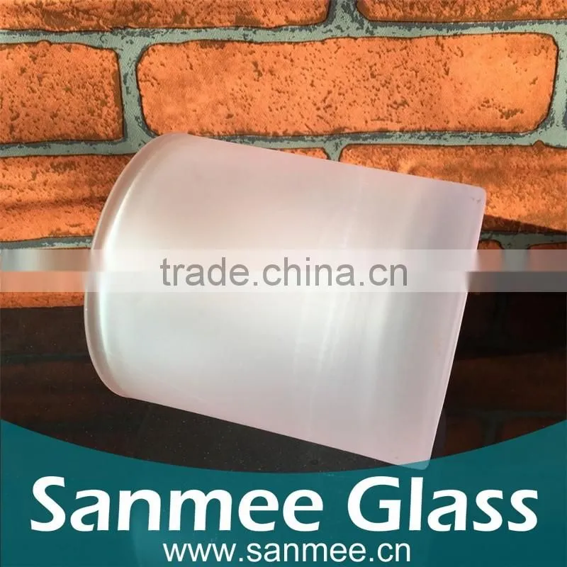 Hot selling Frosted Wine Glass Shape Candle Holders for Wholesale