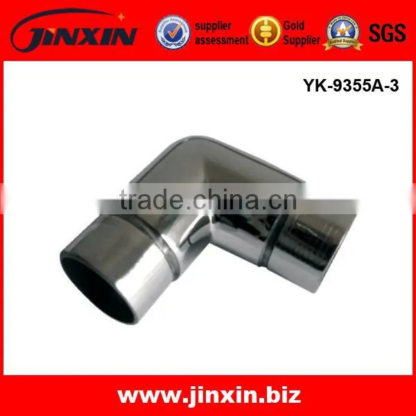 90 Degree Stainless Steel Round Tube Elbow Pipe Fittings Connectors