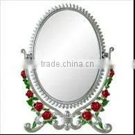 European-style Antique table comestic mirrors with two sides