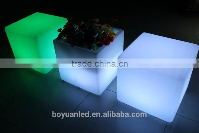 Children bar stools wholesale disco pary chair led cubic tank