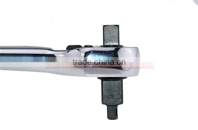 1/2", 3/8", 1/4" 3 ways ratchet handle wrench socket set repair tools