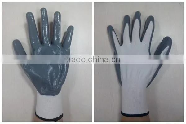 DDSAFETY 2017 Promotion Cheapest Safety Gloves Nitrile Gloves