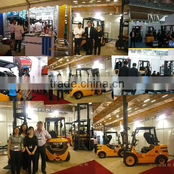 3.5Ton 6000mm Triplex Full Free Mast Diesel Forklift with Automatic Transmission For Factory