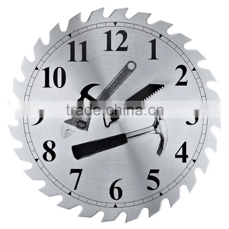saw blade clock