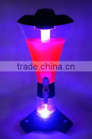 2013 new plastic juice dispenser/Beer Tower/liquor dispenser