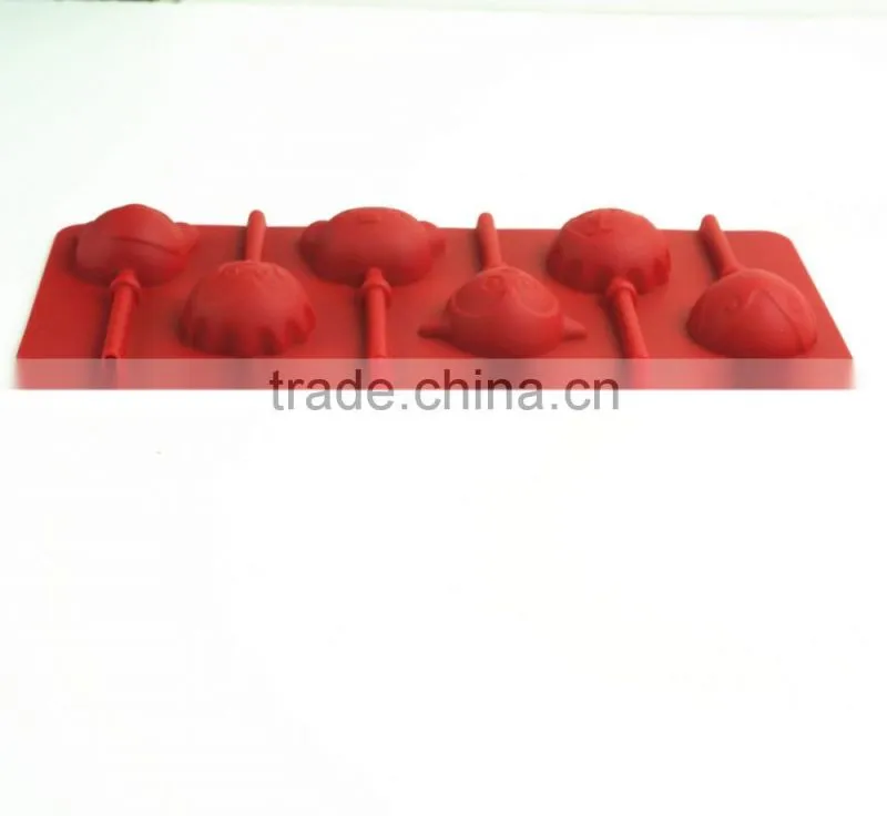11033 Silicone Candy Lollipop Molds with Sticks