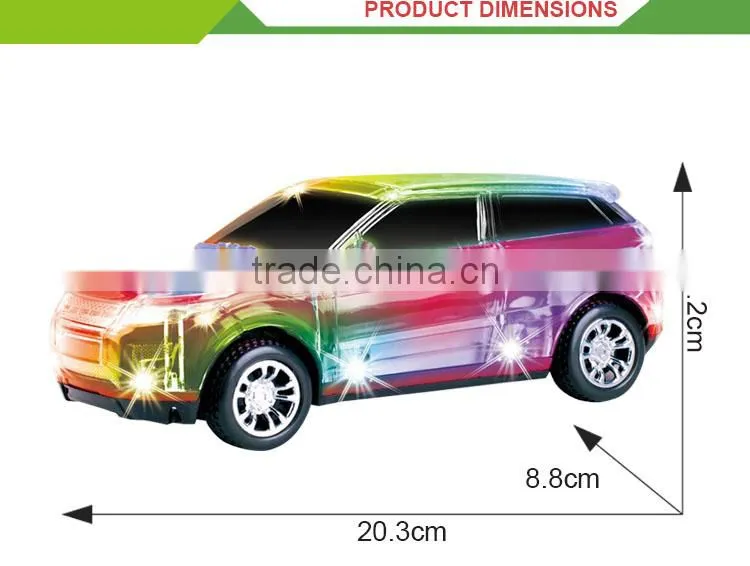 New design plastic electric universal high speed scale model car