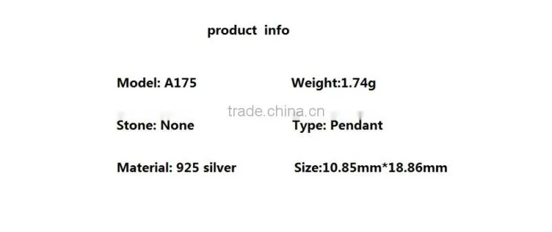 Modern personalized design jewelry 925 silver Rubik's Cube pendant