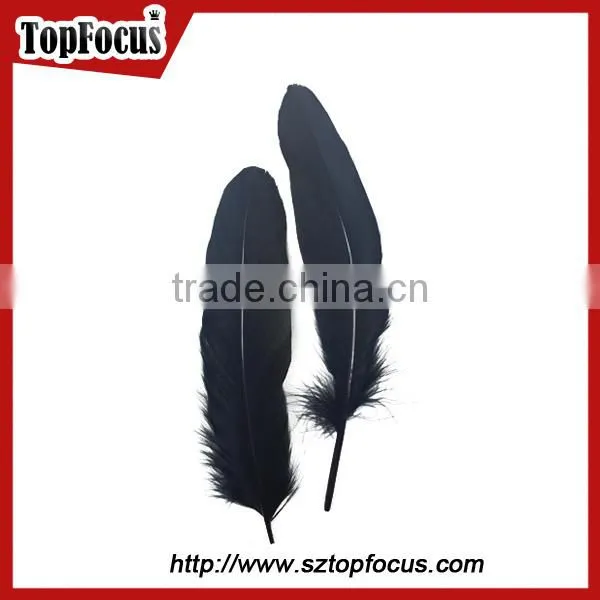 hot sale home decor black natural goose feathers for shuttlecock for sale