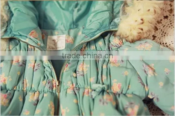 winter cotton fashion baby cute coat,kids garment