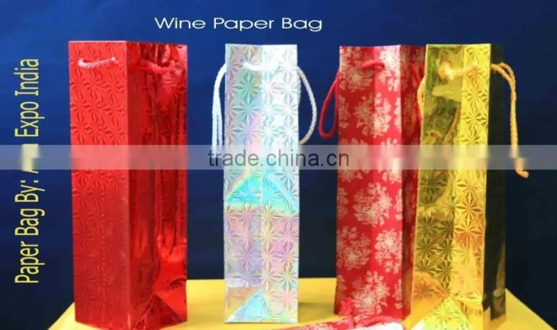 Paper Bags with Holographic effect