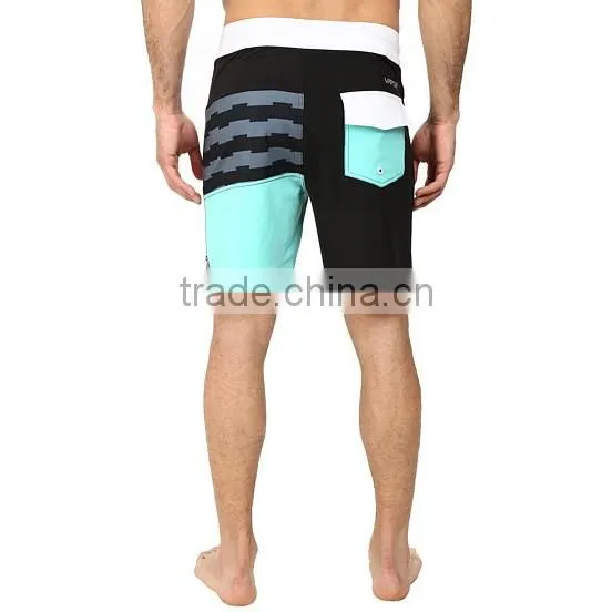 high quality men's beach shorts with back pocket wholesale