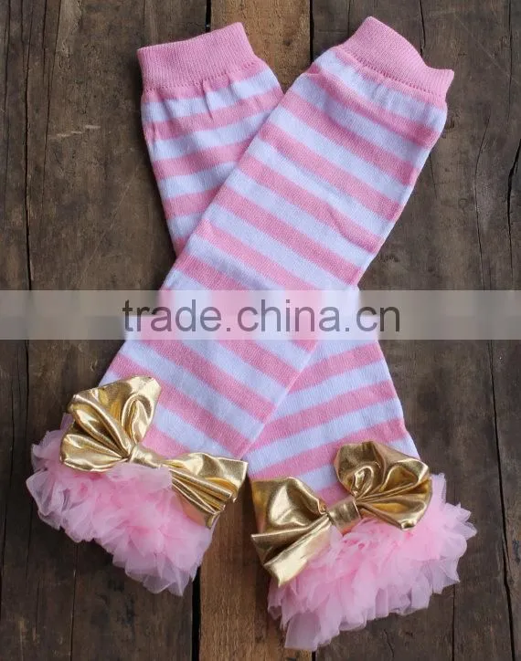Winter Toddler Baby Hosiery Infant Double Ruffle Knitting Leg Warmers