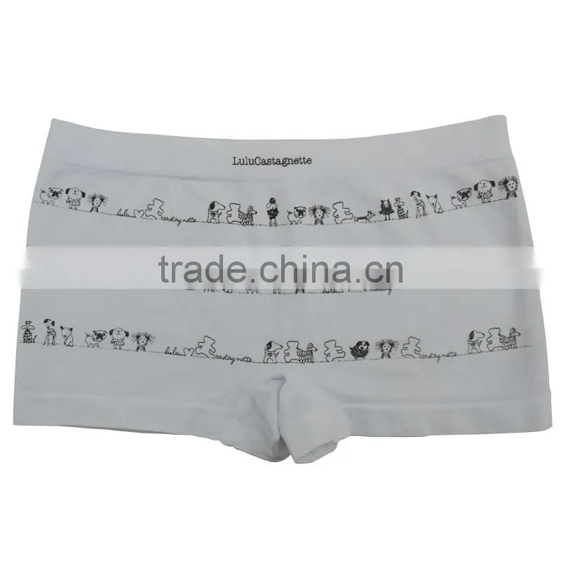 Wholesale polyamide seamless boxers shorts cute young girls' underwear