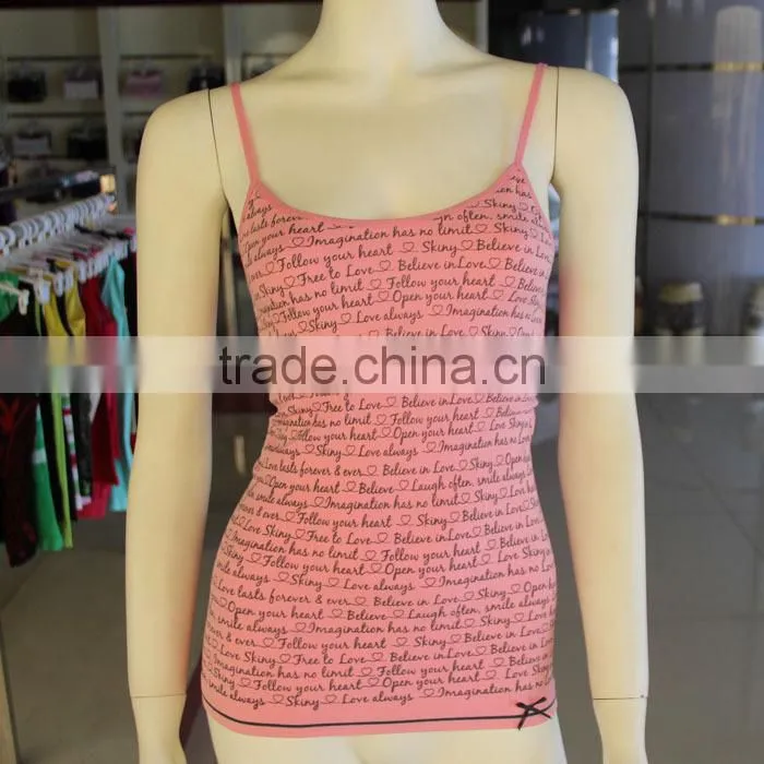 Latest Design Seamless Hot Girls Sexy Tank Top