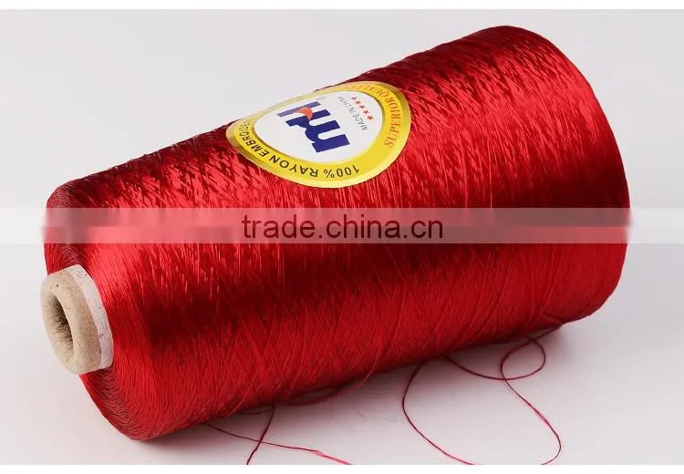 MH 120d 2 120d/2 Dyed 100% viscose rayon embroidery thread