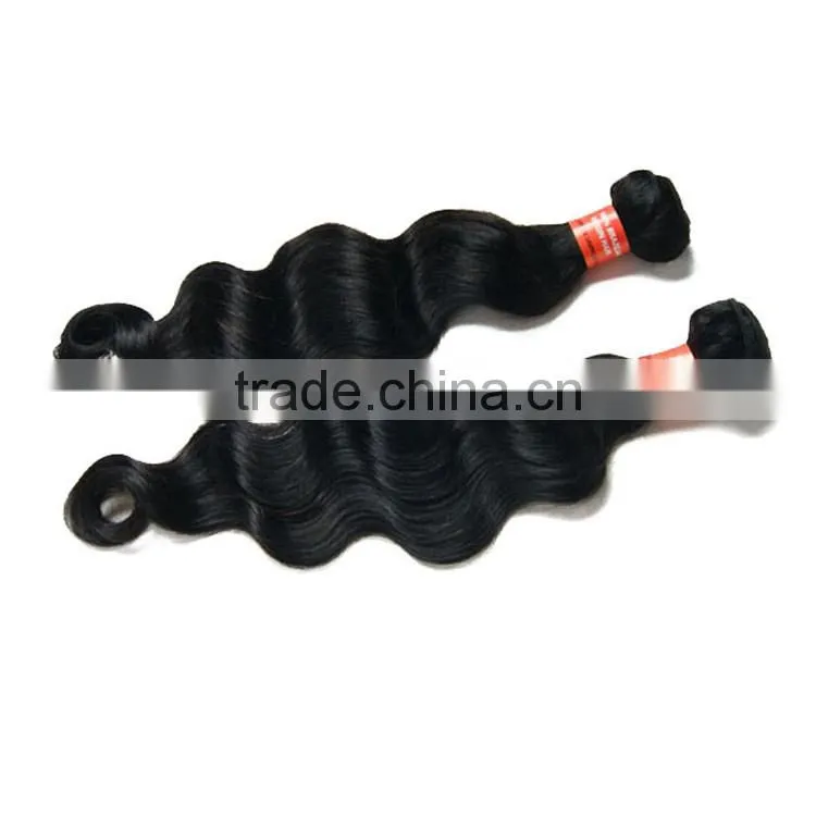 Loose Deep Wave Brazilian Human Hair Weaves Wavy Unprocessed Virgin Brazilian Hair Extensions