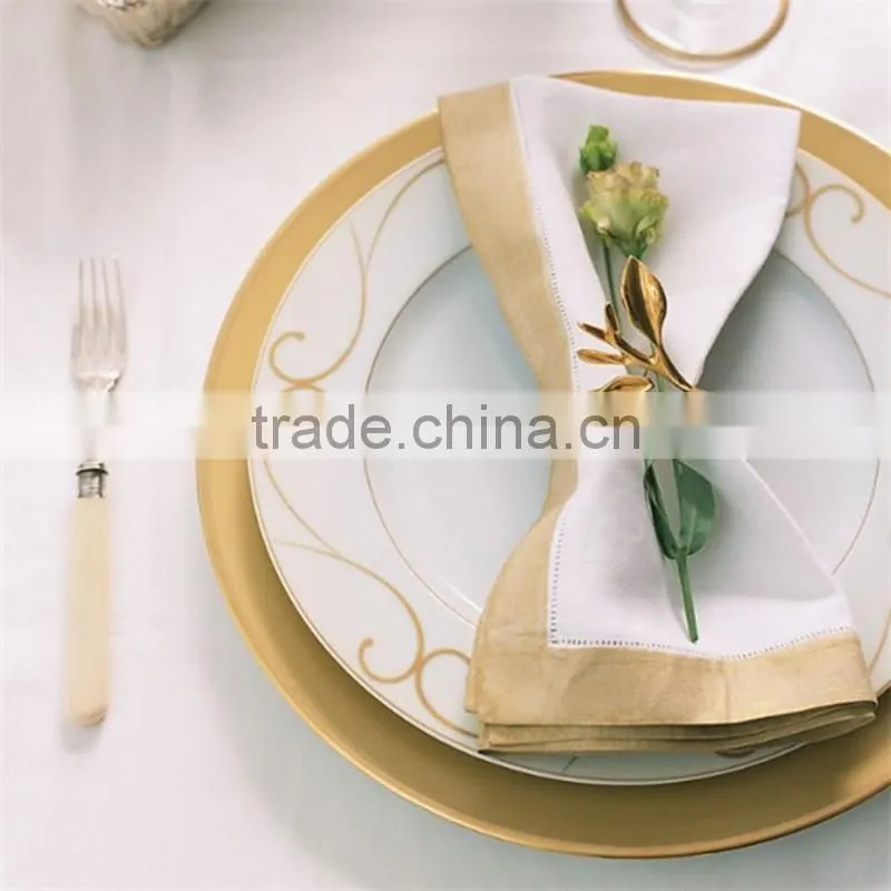 High quality washable wedding monogram linen Napkin