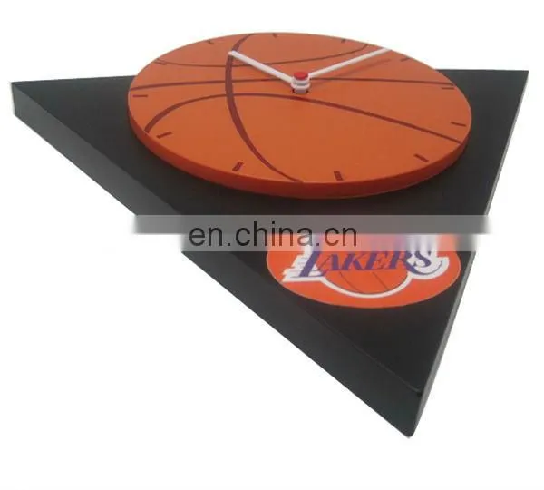 (HC1103)triangle plastic frameless wall clock china bicycle frames