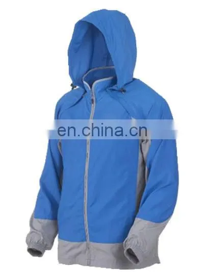 men lightweight breathable and waterproof jacket with hood