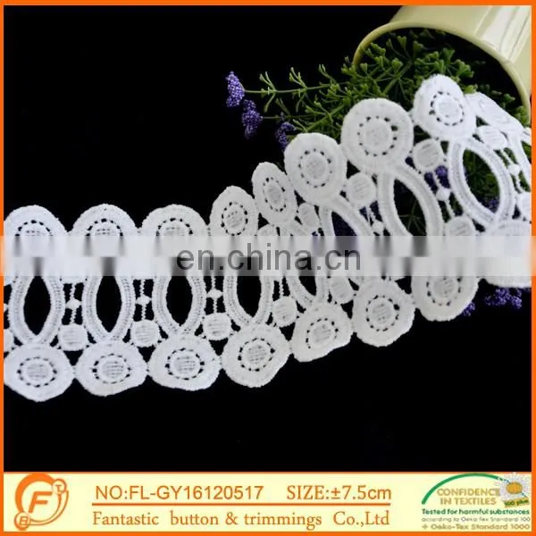 Flower Trimming laces And White Rose fabrics lace New Wholesale Lace
