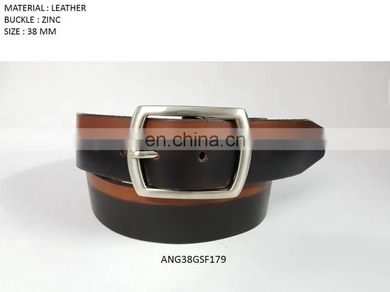 Top Grain Leather belt manufacturer, top grain leather belt exporter