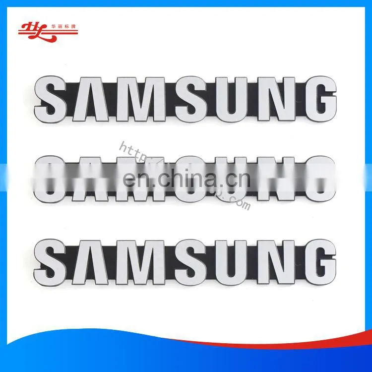 custom metal sticker/decorative sticker/nameplate/trademark