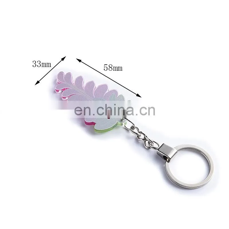 Custom grape plastic acrylic keychain