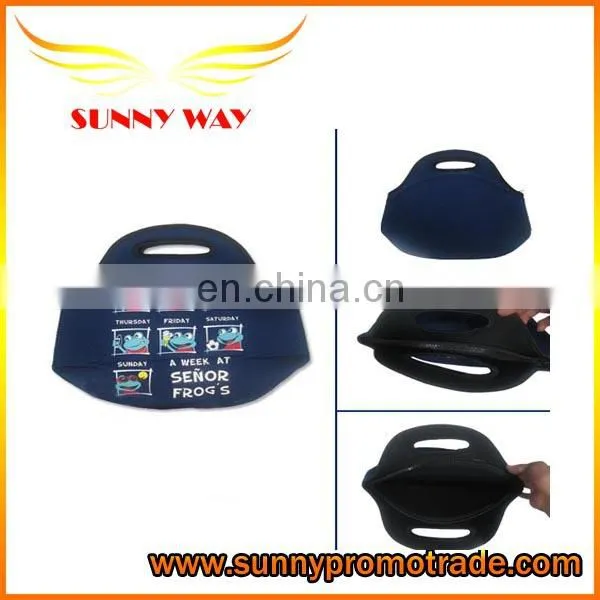 Customized Neoprene lunch bag wetsuit material picnic bag