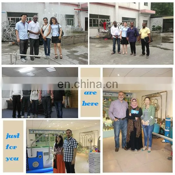 Laminar water jet swimming pool fountains