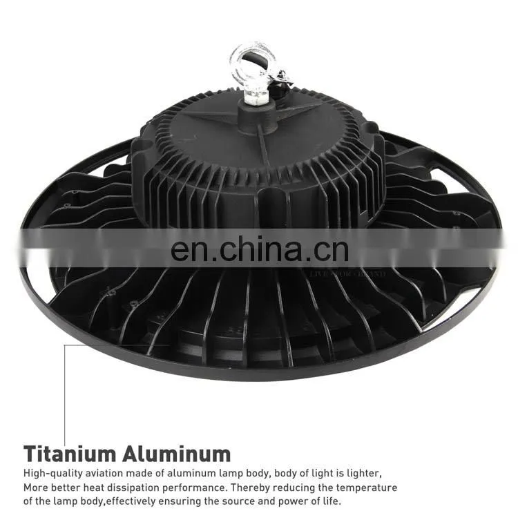 high bay led light lights with SMD 3030 chip isolated driver heatsink and housing ufo led lamp 50w 80w 100w 120w 150w 200w 240w