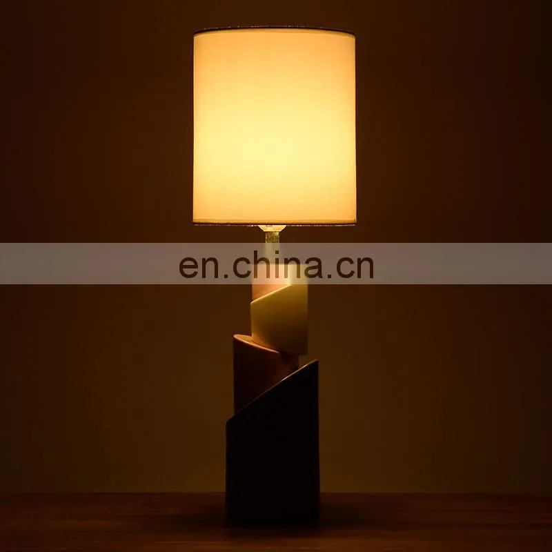 ceramic home decoration table lamp for indoor room and LED light source