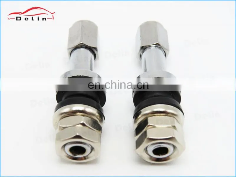 Motorcycle tire valve stem TR43E Zinc alloy Chrome plated Metal tyre valves Tubeless