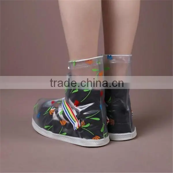 Rain shoe covers, reusable shoe covers, non-slip rubber shoe covers