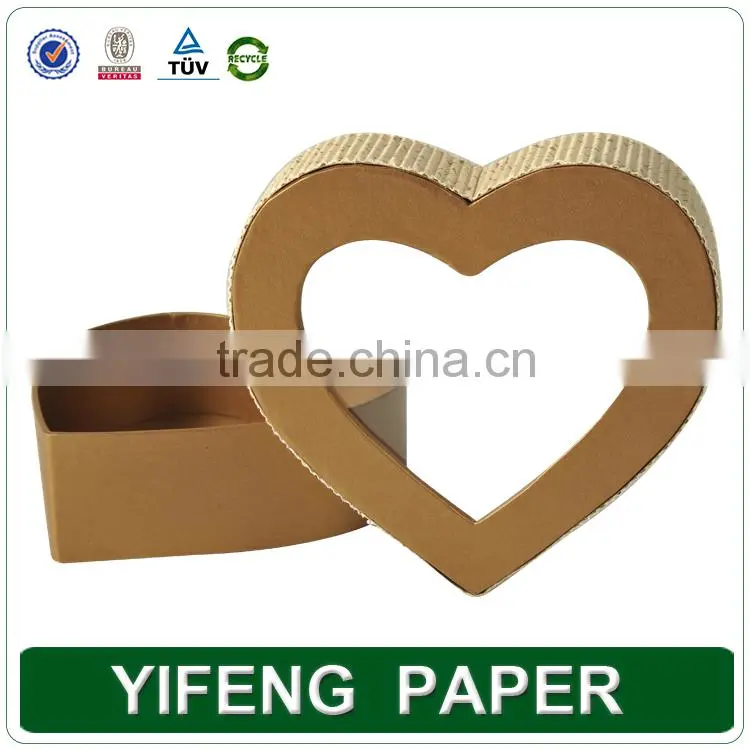 Fancy Chocolate Box, Heart Shaped Chocolate Box with Clear Lid