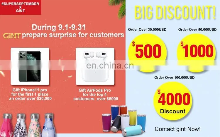 GiNT 30L Custom Logo and Colors Cooler Box Durable Outdoor Camping Ice Chest