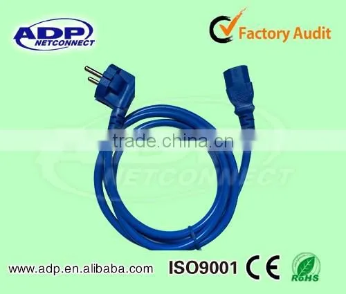 EU standard Computer Use and Stock Products Status For Power Cord Cable