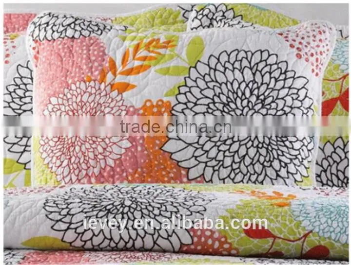 China factory cotton fancy design high quality best price romantic bedspread