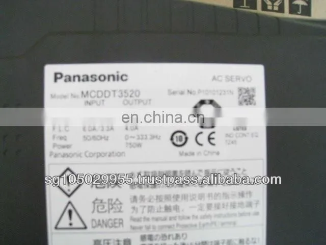 Panasonic Amplifier MCDDT3520 Panasonic A4 Series Driver