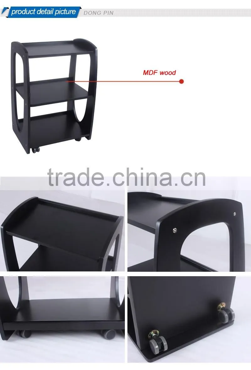rattan black trolley beauty salon supply