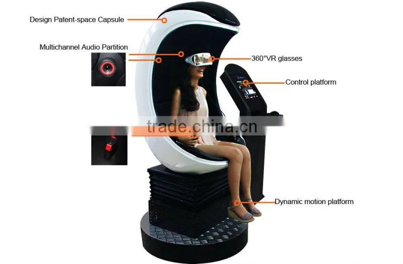 Factory Price 360 Rotating 9D VR Cinema Simulator